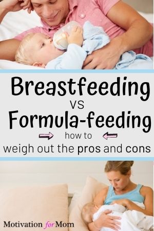 breastfeeding vs formula feeding