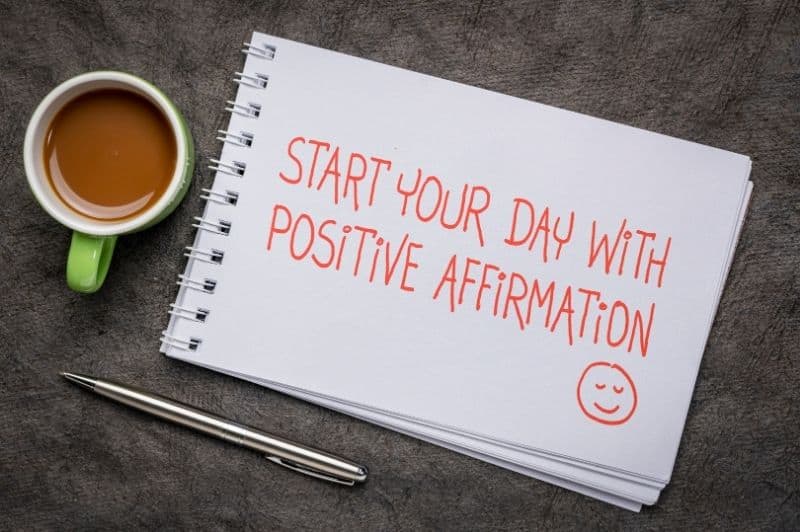 start your day with positive affirmation