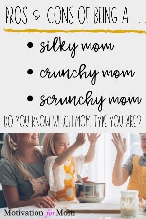 silky mom, crunchy mom, scrunchy mom