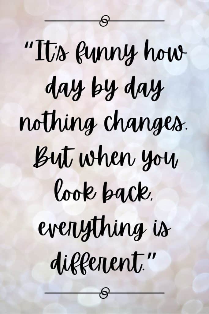 when you look back quote