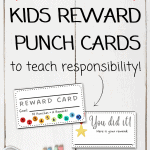 kids rewards punch cards