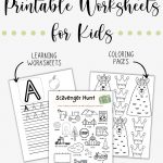 worksheets for kids