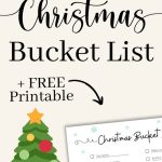 christmas bucket list printable