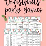 printable christmas party games