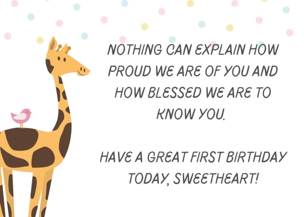 first birthday quotes for baby girl birthday wishes