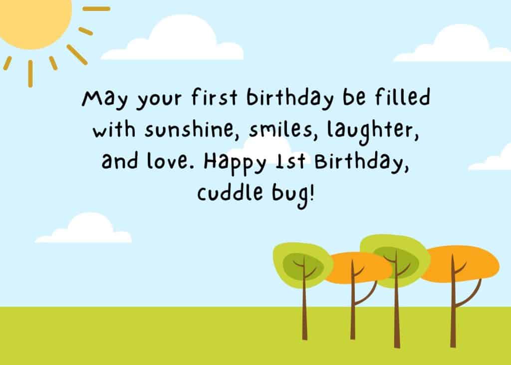 first birthday quotes baby boy birthday messages