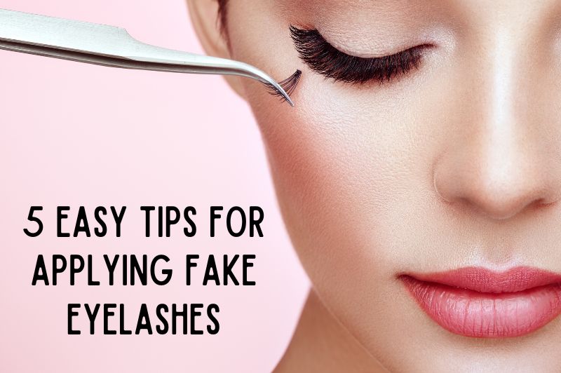 tips for applying eyelashes, eyelash application