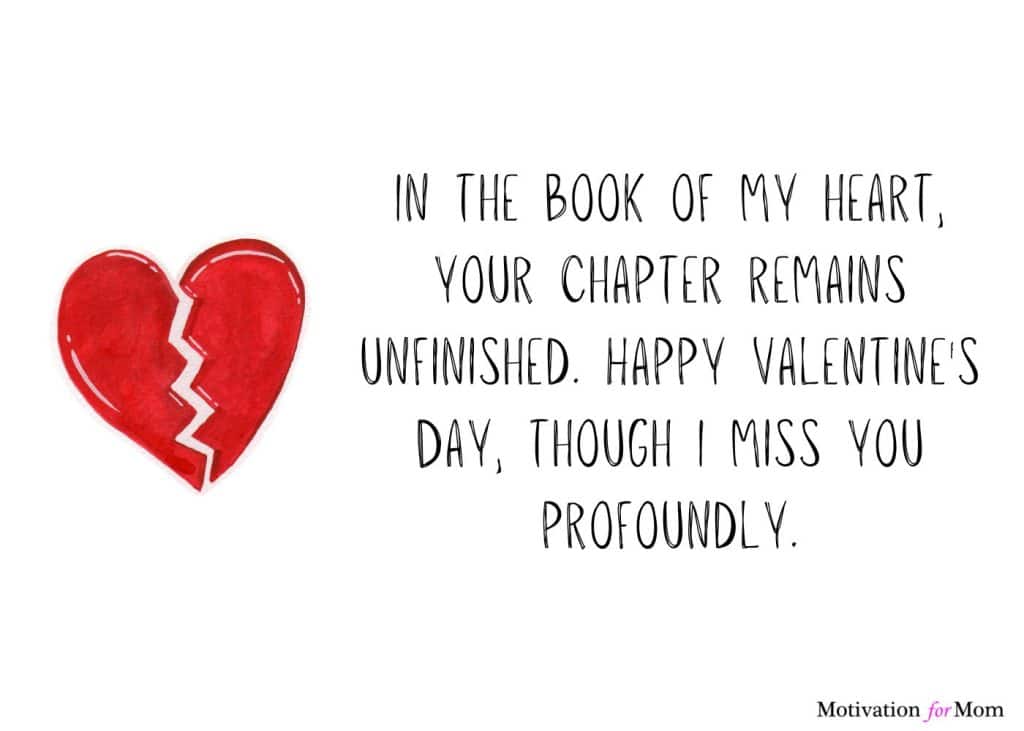 broken-hearted i miss you valentine's day quotes | alone on valentine's day | single on Valentine's day