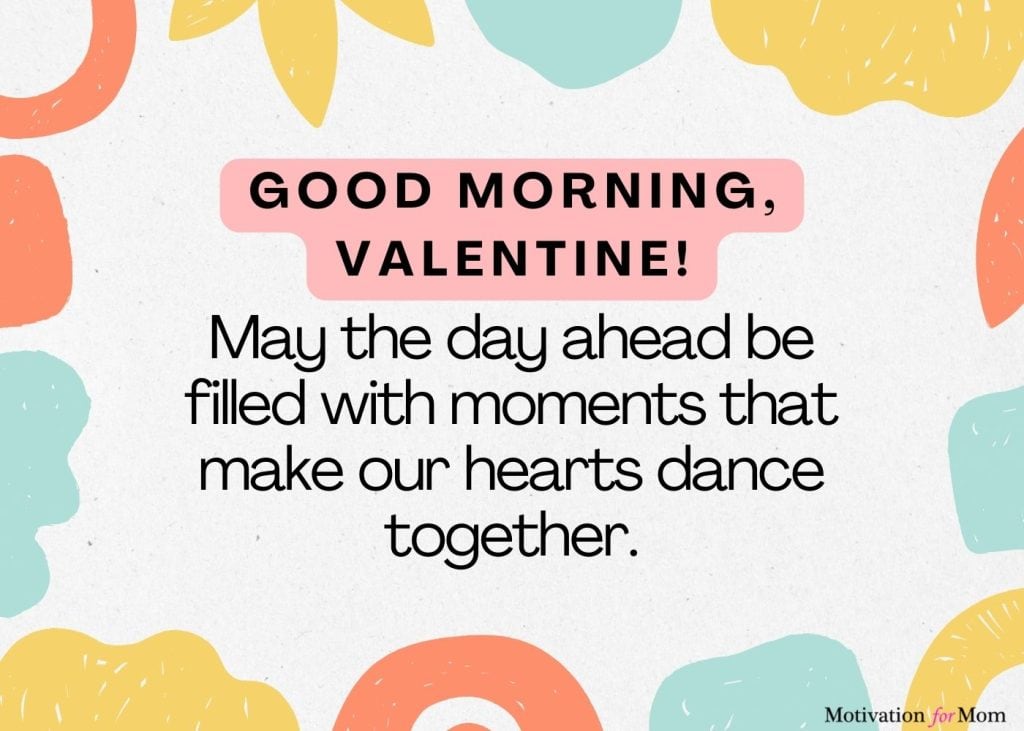 good morning quotes for valentine's day | Valentine's day card