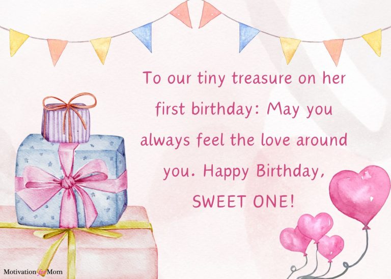 15 Sweetest First Birthday Message for Baby Girl – Motivation for Mom