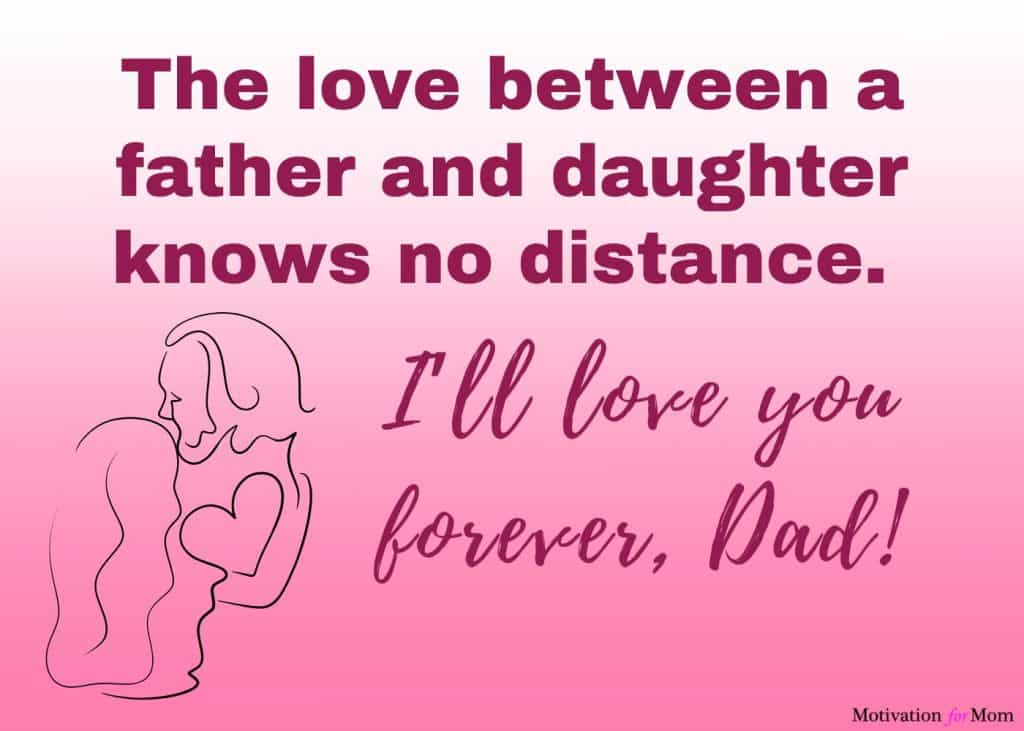 i love my dad quotes from daughter, card for dad