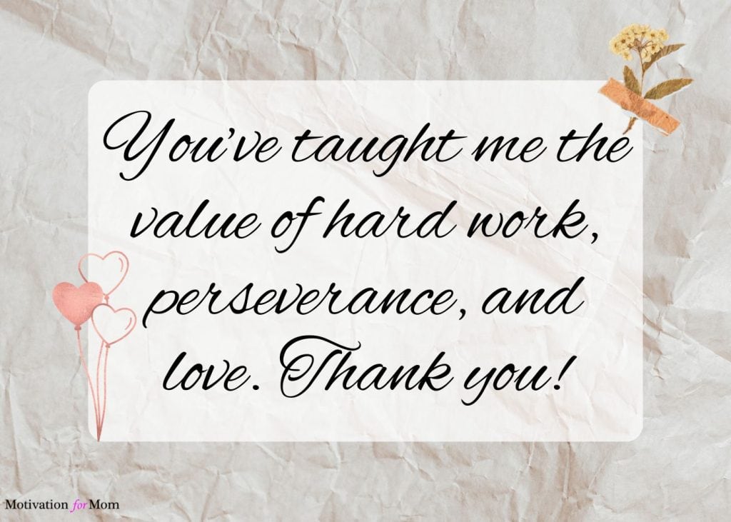 thank you mom and dad quotes, thank you cards for mom and dad