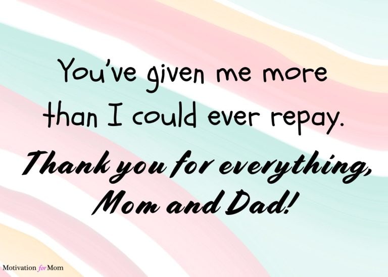 40 Heartfelt Thank You Mom and Dad Quotes with Cards – Motivation for Mom