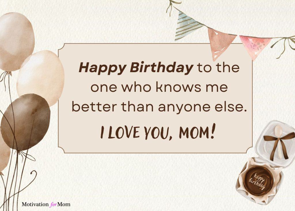 mom birthday quotes, birthday cards for mom