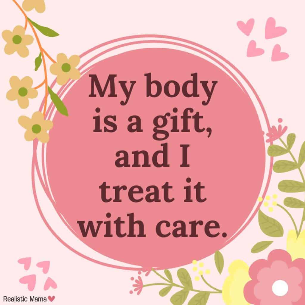 body confidence positive affirmations, positive affirmations for low self esteem