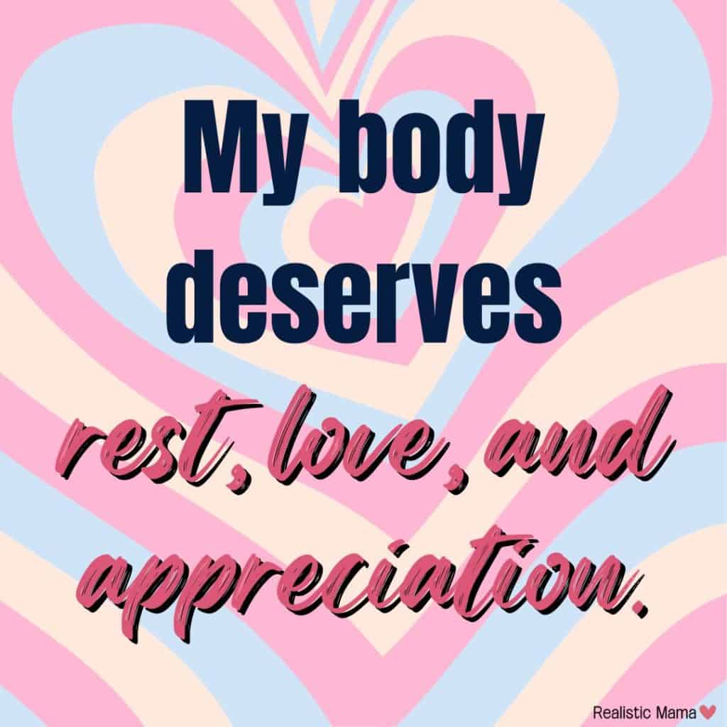 body confidence positive affirmations, positive affirmations for low self esteem