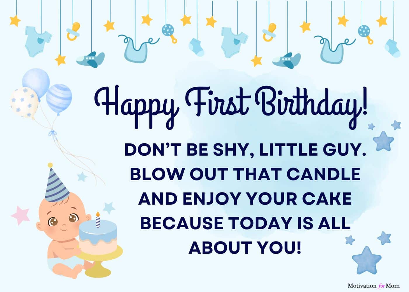 25 Charming First Birthday Quotes for Baby Boy – Motivation for Mom