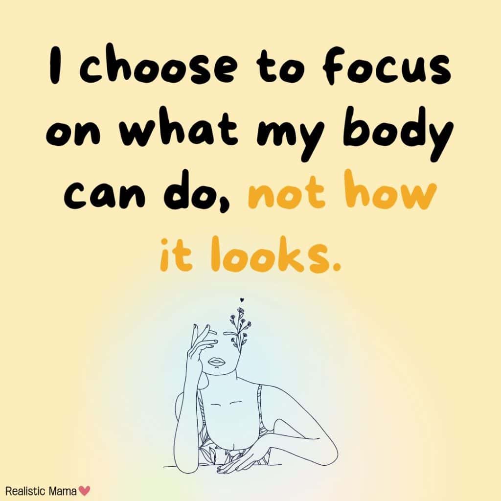 body confidence positive affirmations, positive affirmations for low self esteem