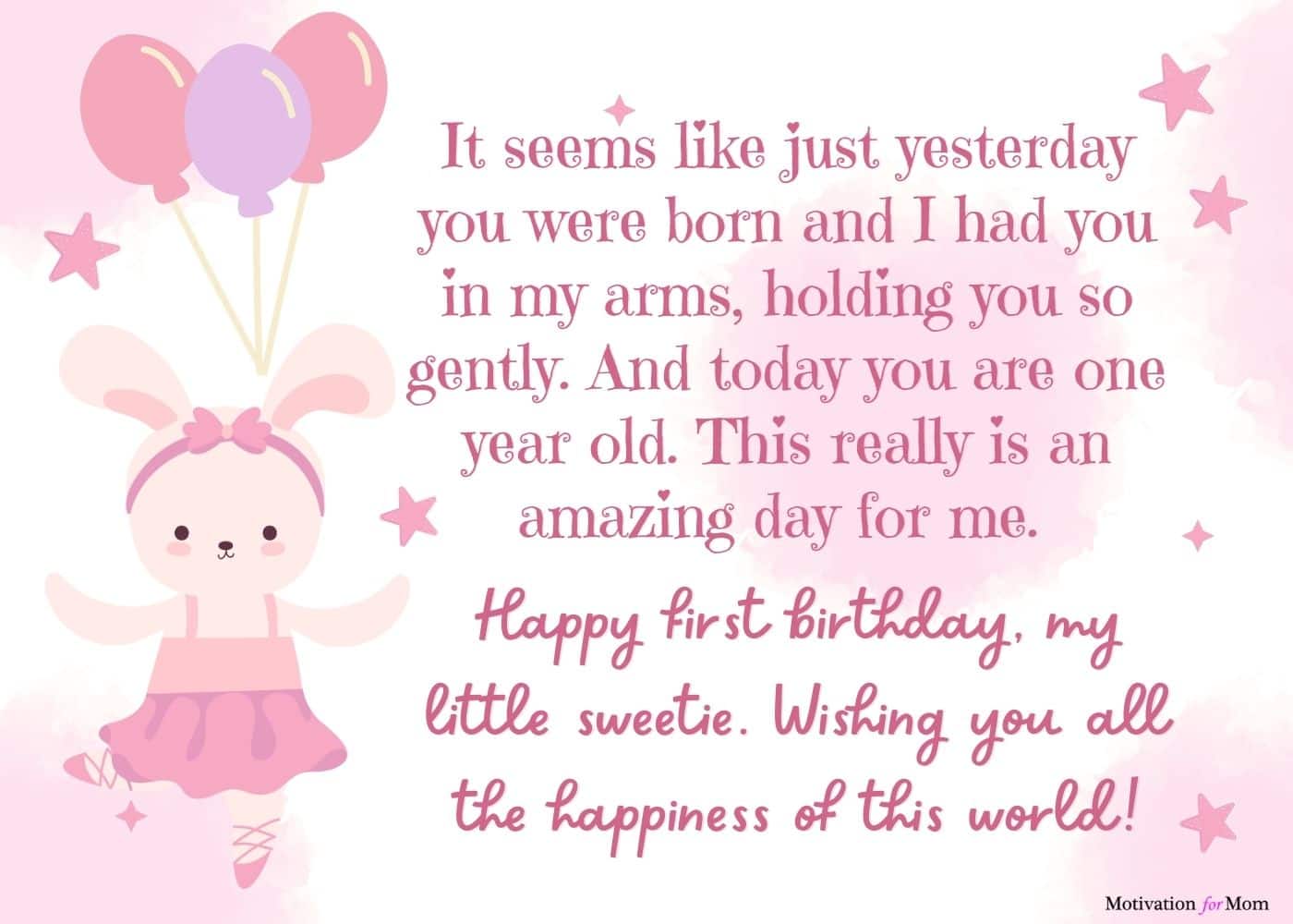 25 Sweet First Birthday Quotes for Baby Girl – Motivation for Mom