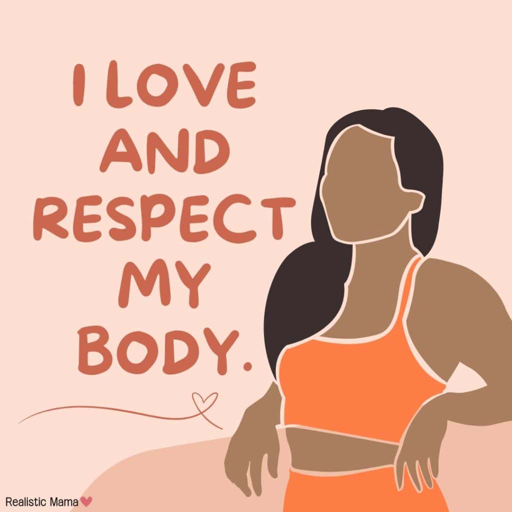 body confidence positive affirmations, positive affirmations for low self esteem