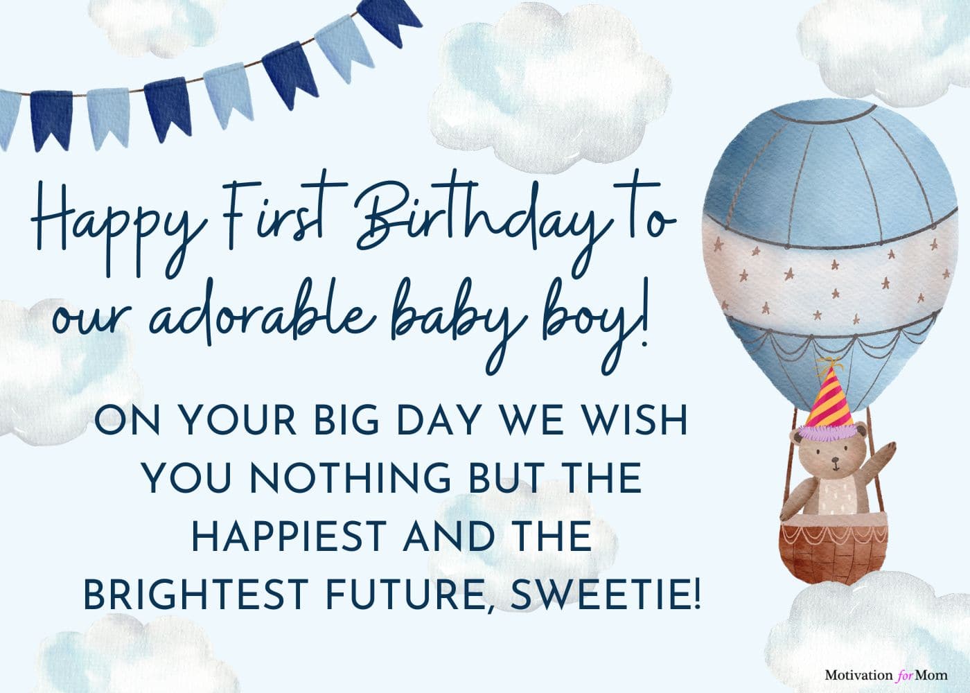 25 Charming First Birthday Quotes for Baby Boy – Motivation for Mom